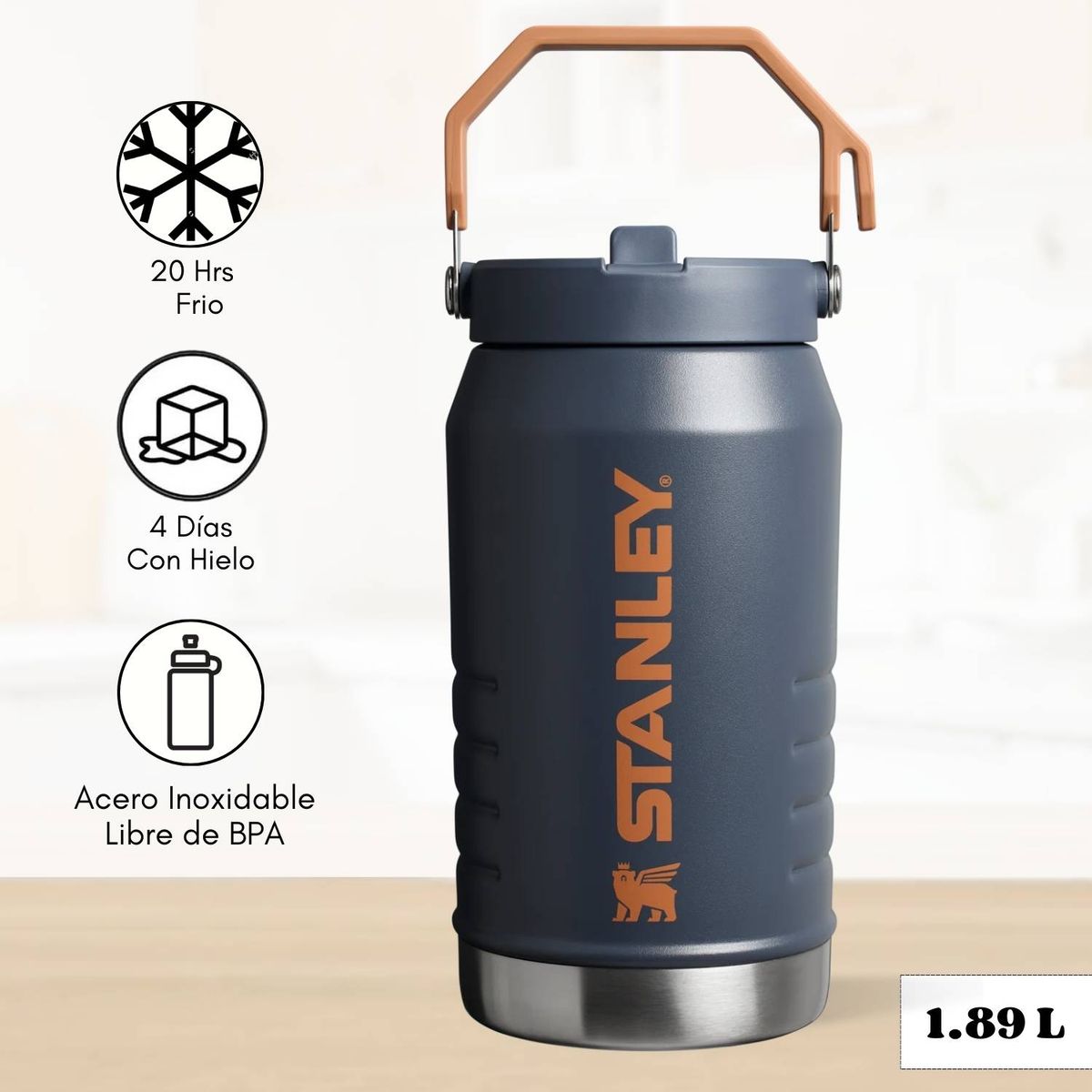 STANLEY - Jarra Con pajita Abatible Twilight Stanley 1.89 l