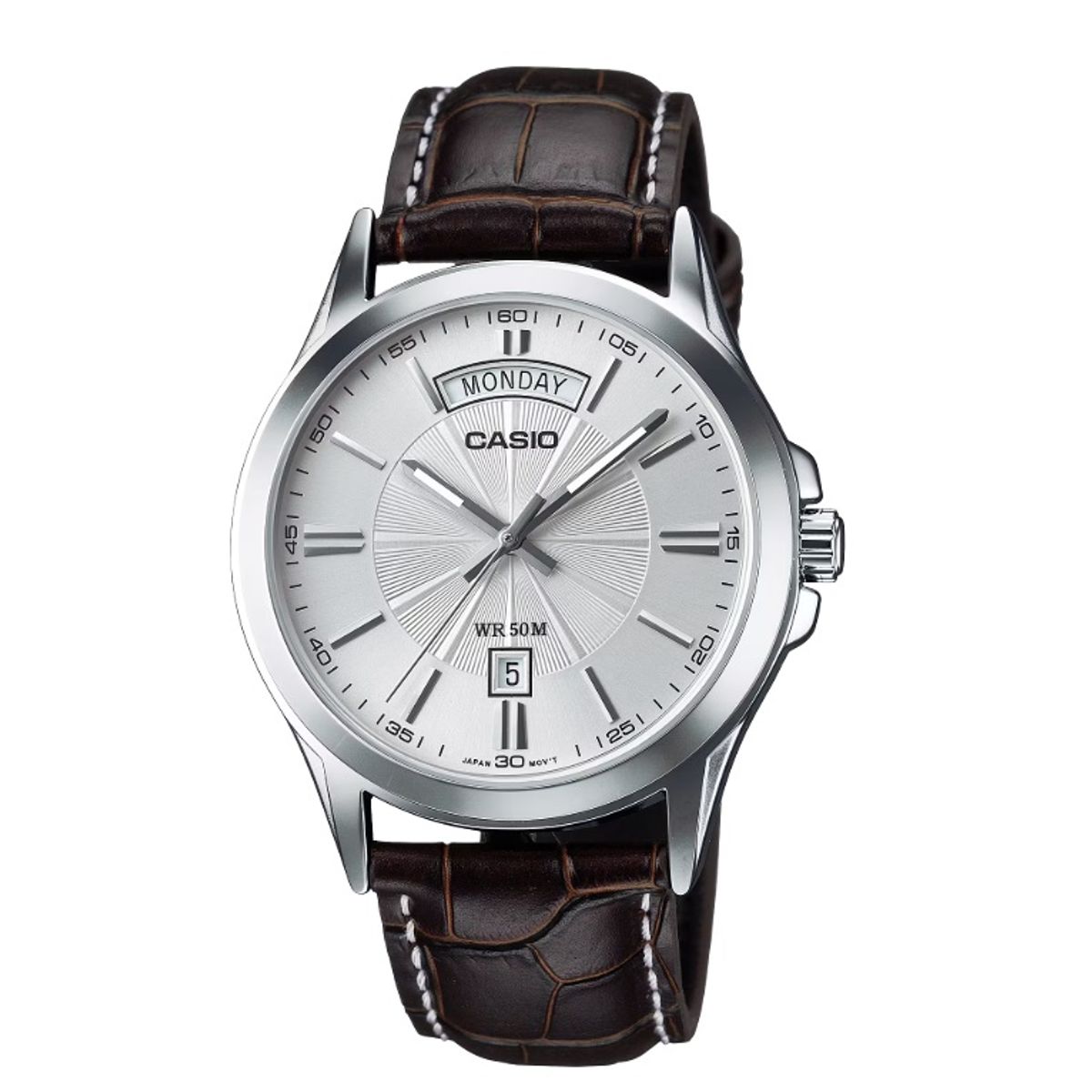 CASIO - Reloj Casio Análogo Hombre MTP-1381L-7A Plata