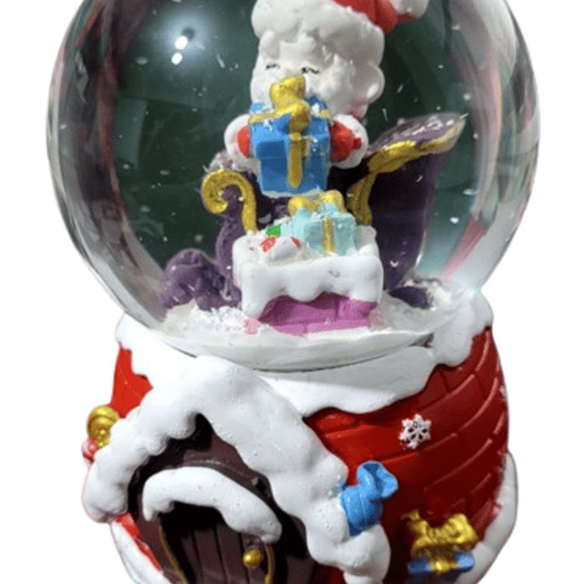 GENERICO - Esfera Navideña Bola Nieve Musical con Luces