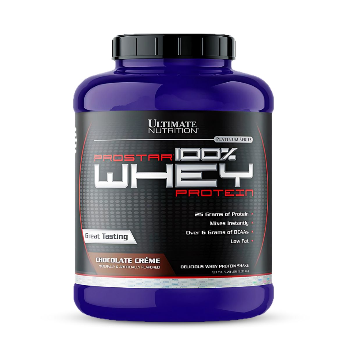 ULTIMATE NUTRITION - Prostar 100 % Whey 5 LB Chocolate Creme + Creatina Ultimate 300 g + Scoop