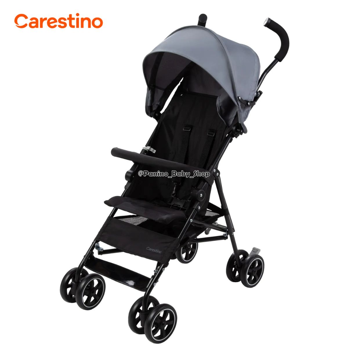 CARESTINO - Coche Bastón de Paseo CARESTINO -FLY V2- Gris Lobo