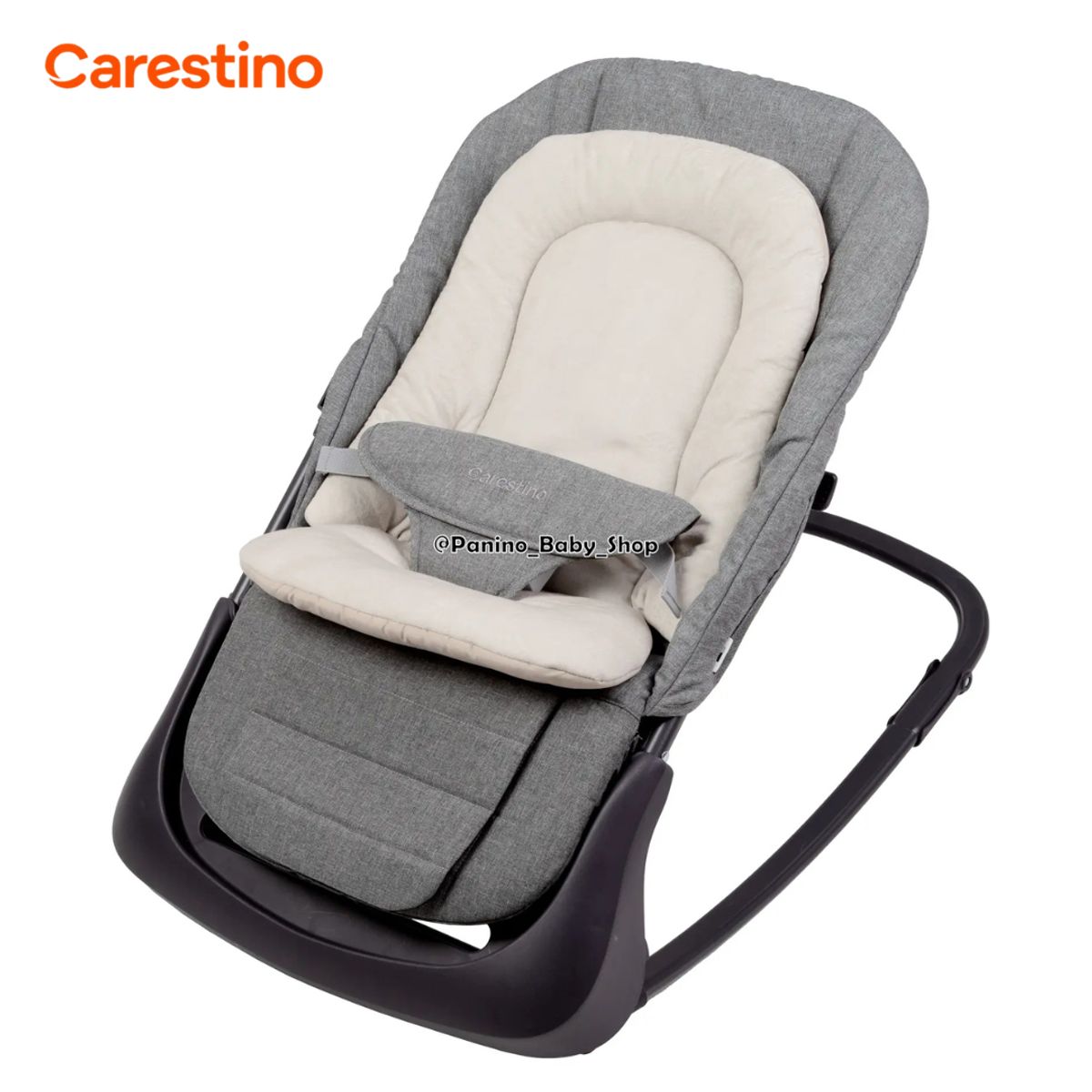 CARESTINO - Mecedora Portatil C-Vibración de Auto CARESTINO -BREEZE- Greige