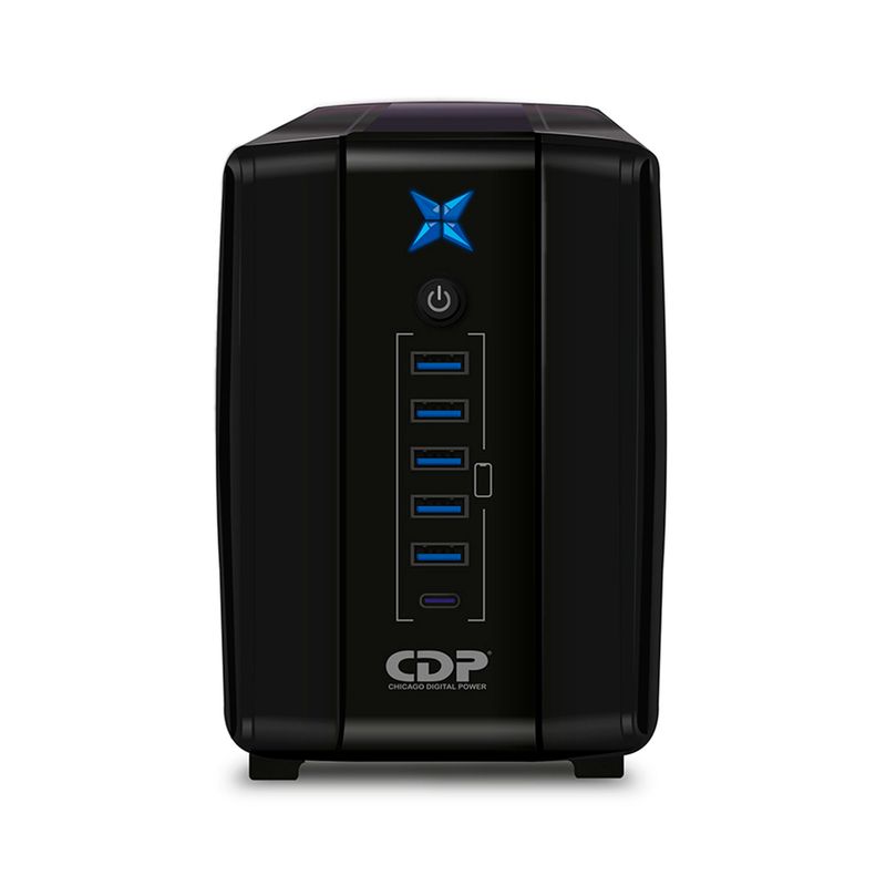 CDP - ups cdp r-upr758i interactivo 750va 375w 220vca PN UPSCDPRUPR758I