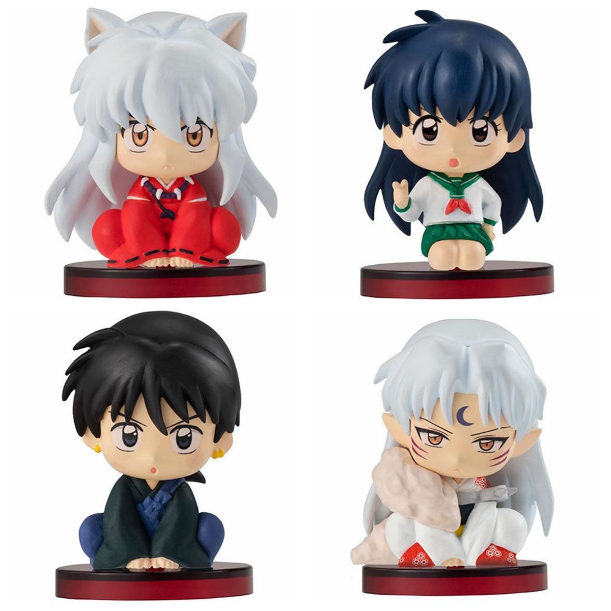 GENERICO - INUYASHA KAGOME SESSHOMARU MIROKU 4 UNID.