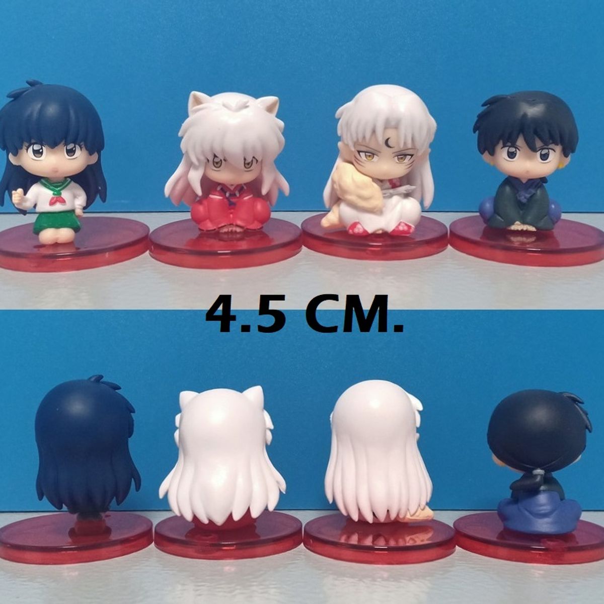 GENERICO - INUYASHA KAGOME SESSHOMARU MIROKU 4 UNID.