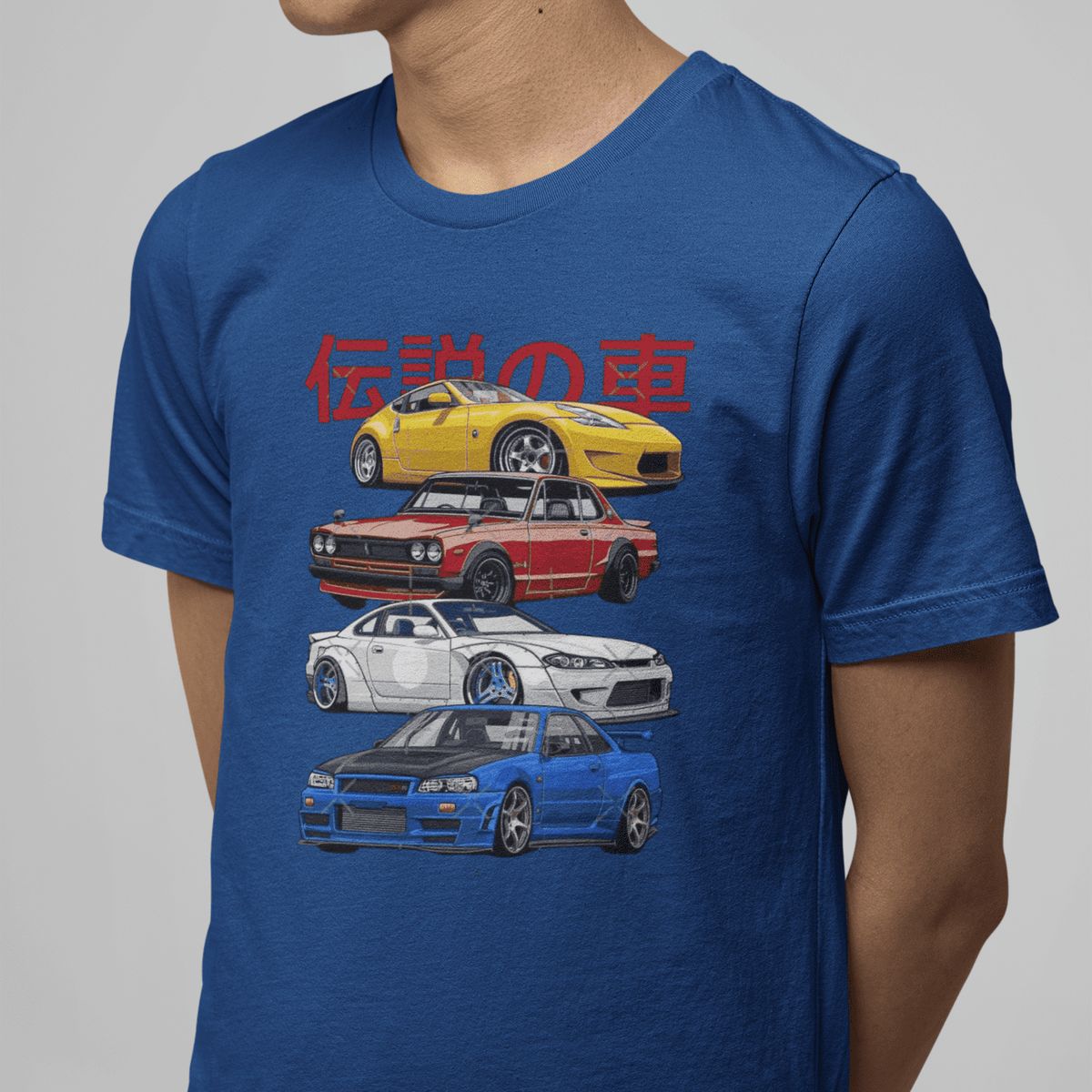 GENERICO - Polo Nissan Silvia Camiseta GTR Skyline Carro Carreras Algodon