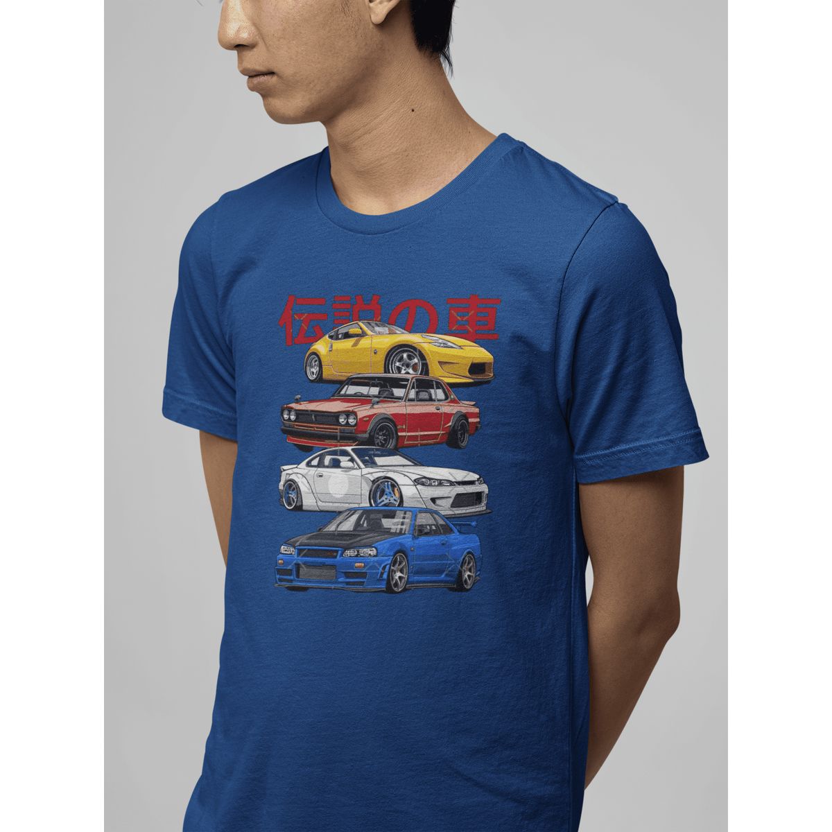 GENERICO - Polo Nissan Silvia Camiseta GTR Skyline Carro Carreras Algodon
