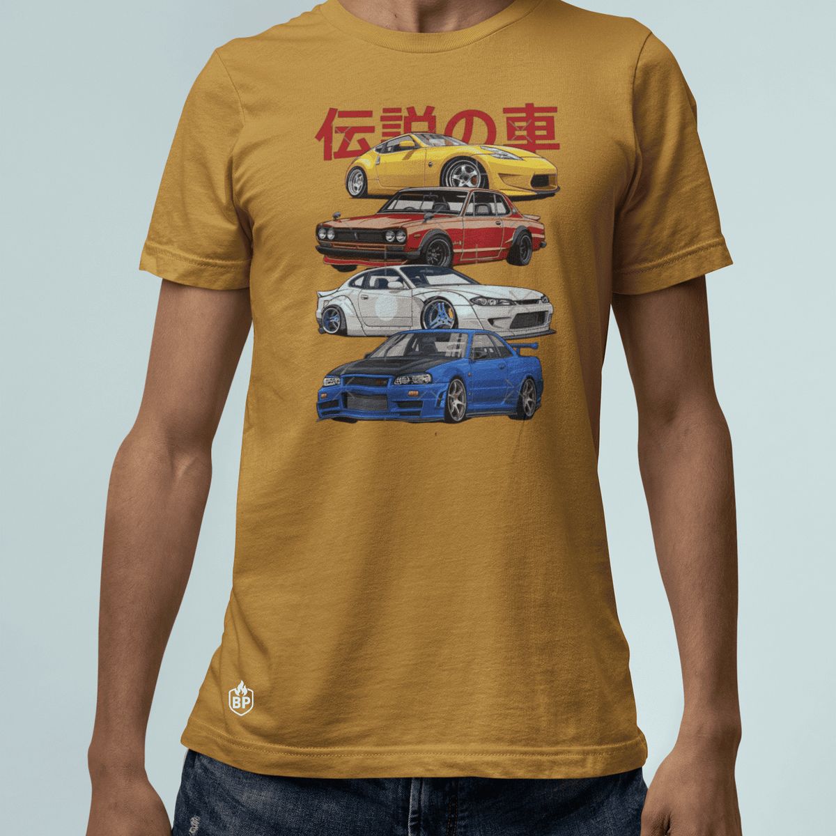 GENERICO - Polo Nissan Autos Carrera Camiseta GTR34 Silvia Carro JDM Algodon