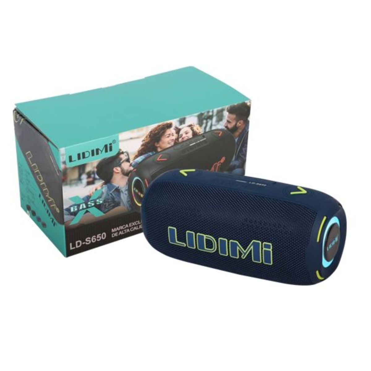 LIDIMI - Parlante Portátil Lidimi LD-S650 20W Bluetooth Radio FM y RGB