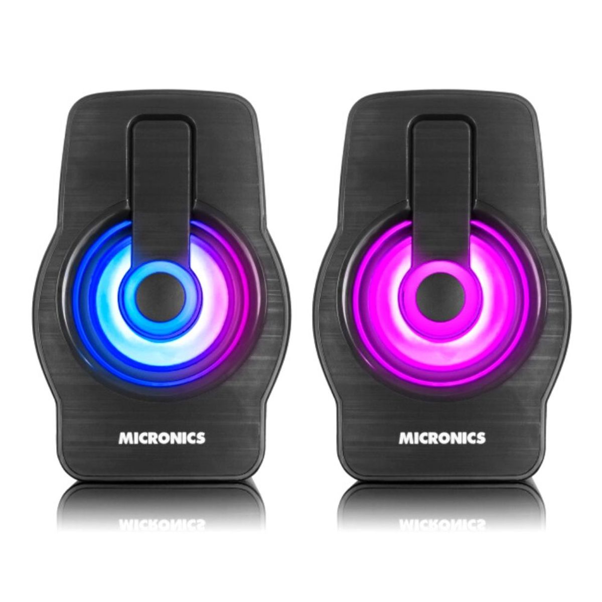 MICRONICS - Parlante Gamer Micronics Luces Rgb Neon S327