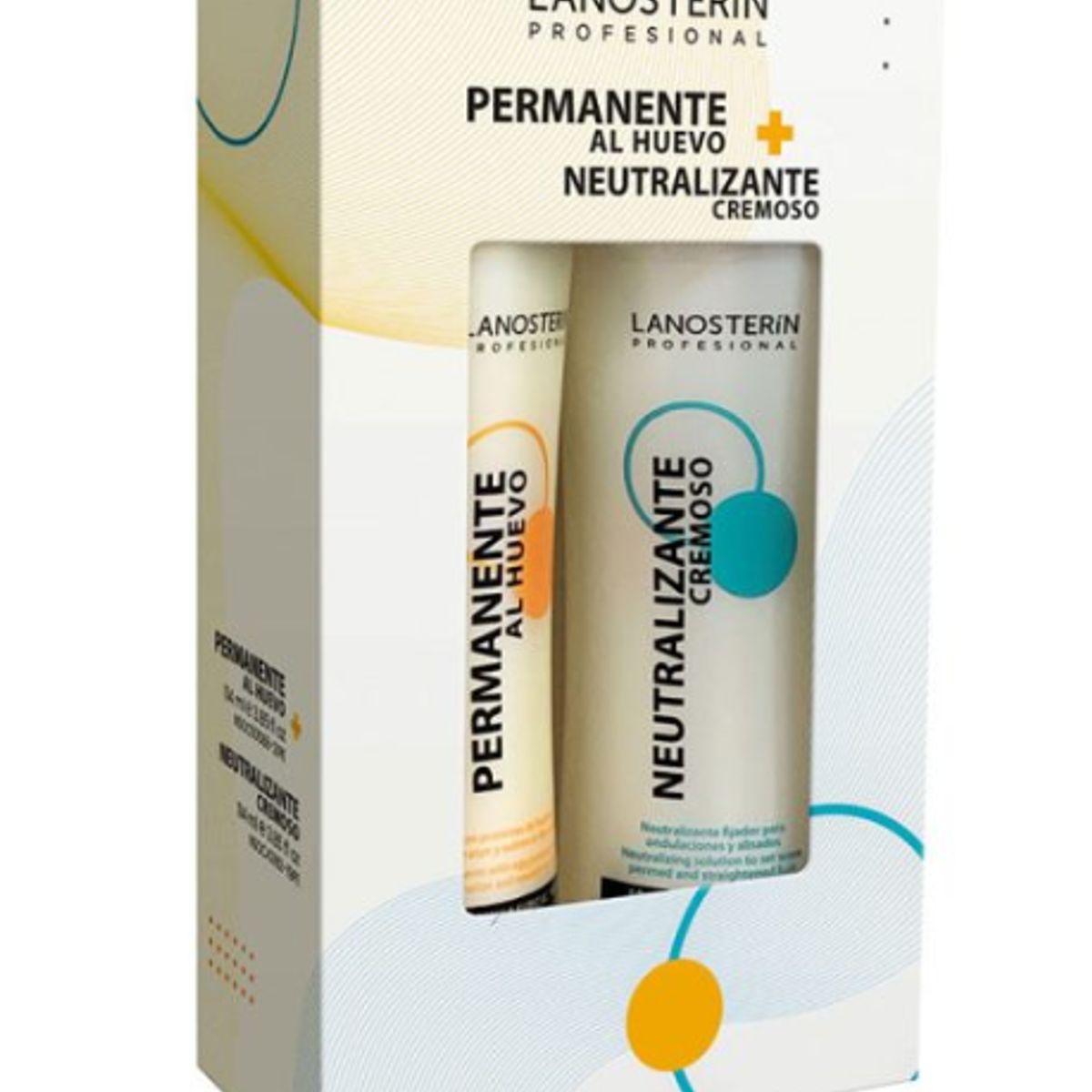 LANOSTERIN - KIT Permanente al Huevo + Neutralizante Cremoso 114ML