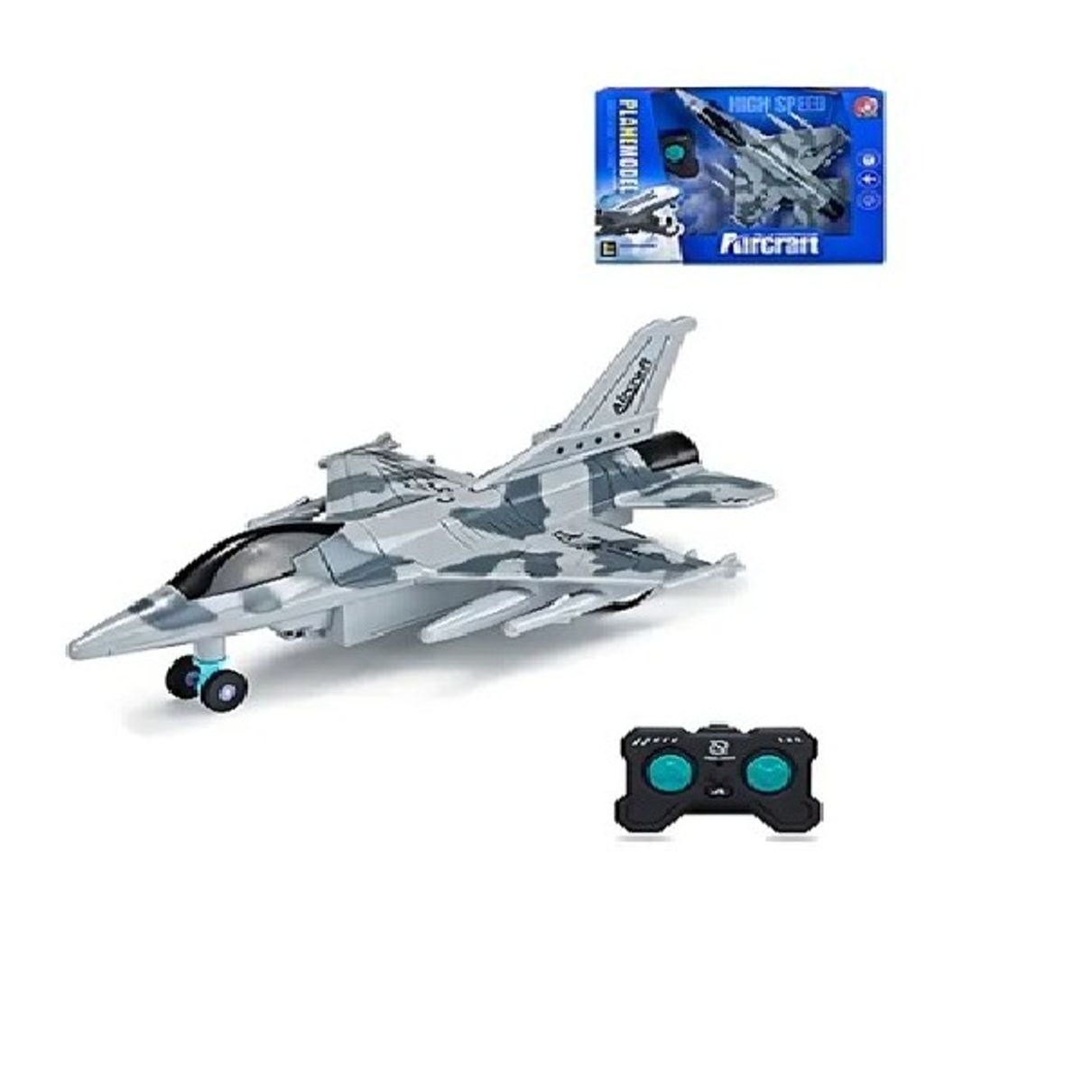 GENERICO - Avión Militar De Combate Radio Control Caza Bombardero Color Combate Doble