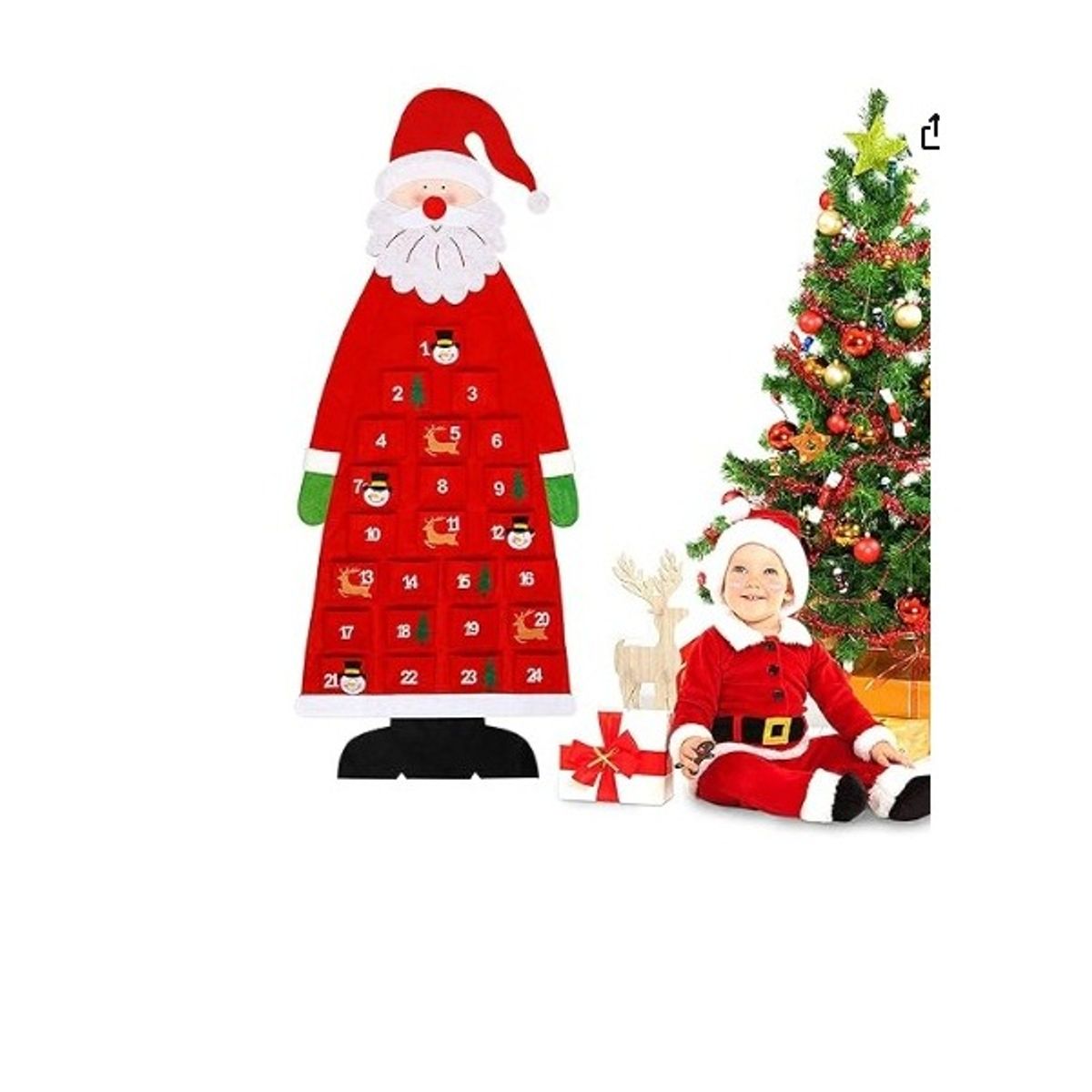 GENERICO - Calendario de Adviento de Papá Noel