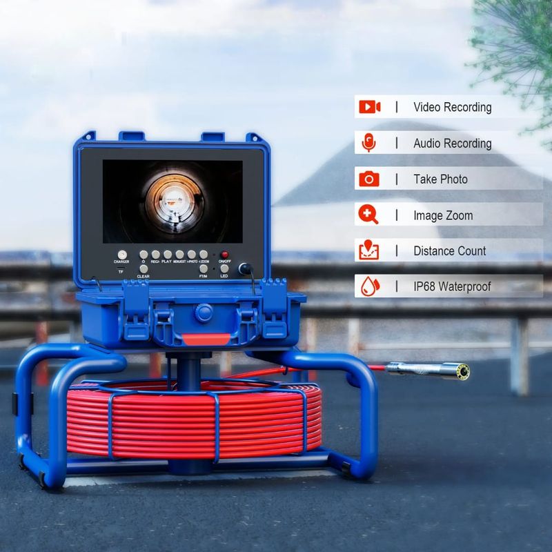 GN - SISTEMA DE INSPECCIÓN ENDOSCÓPICA INDUSTRIAL PARA ALCANTARILLADOS TUBERIAS OLEODUCTOS ETC