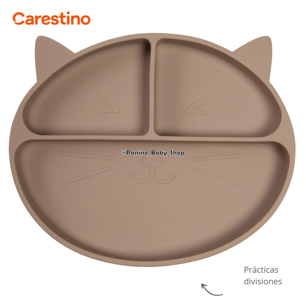 CARESTINO - Set Alimentación para Bebé CARESTINO -GATITO- Greige