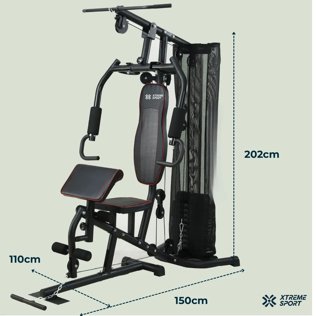XTREME SPORT - Gimnasio Multifuncional HOME GYM ONE TOWER + 48 6k