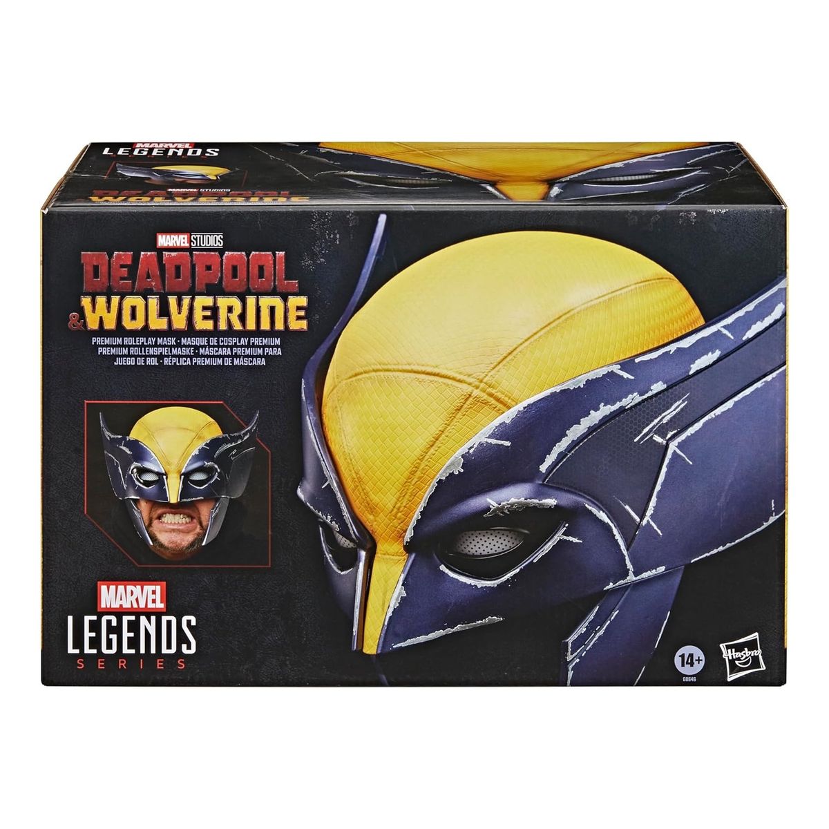 MARVEL - Casco Deadpool & Wolverine Marvel legends Mascara Wolverine