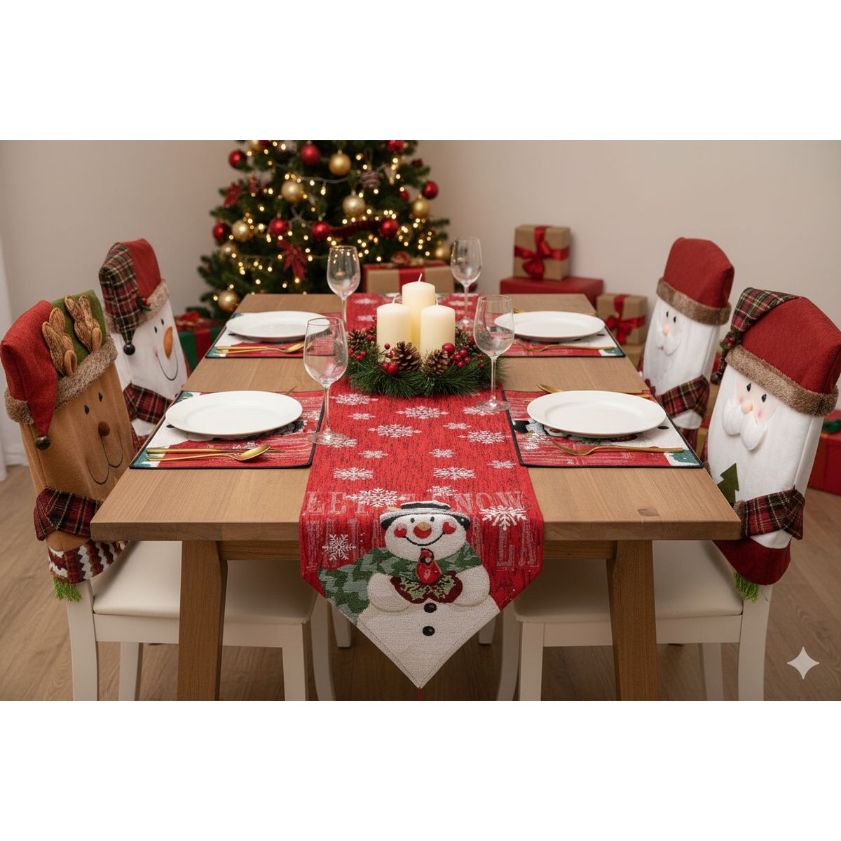 GENERICO - funda silla Navidad 2025 combo