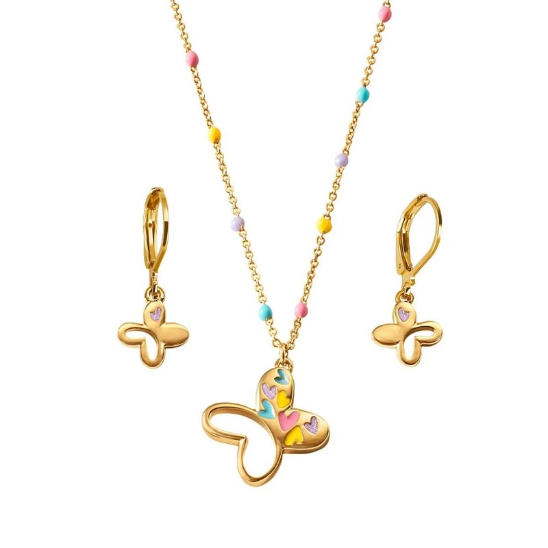 ESIKA - Set Collar  Aretes Magic Wishes  Dorado