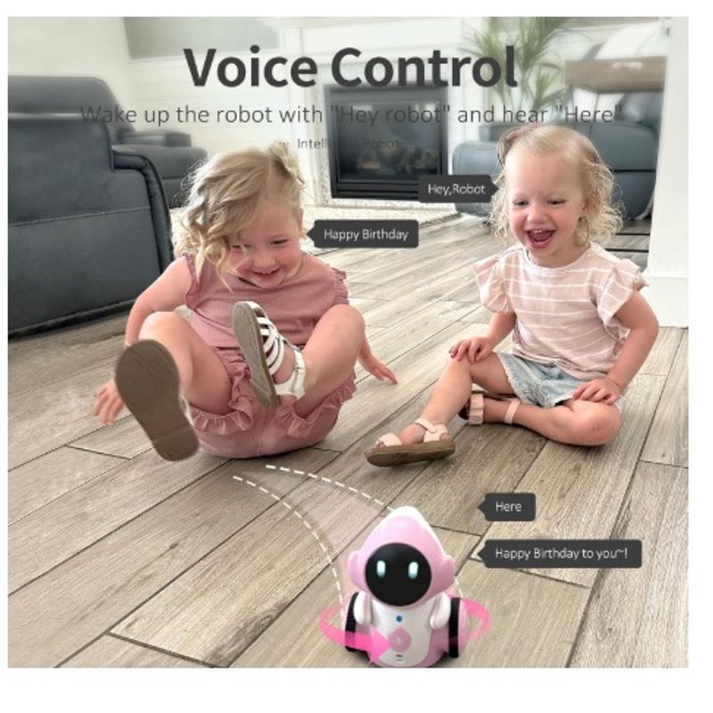 GENERICO - Robot inteligente Gilobaby rosado
