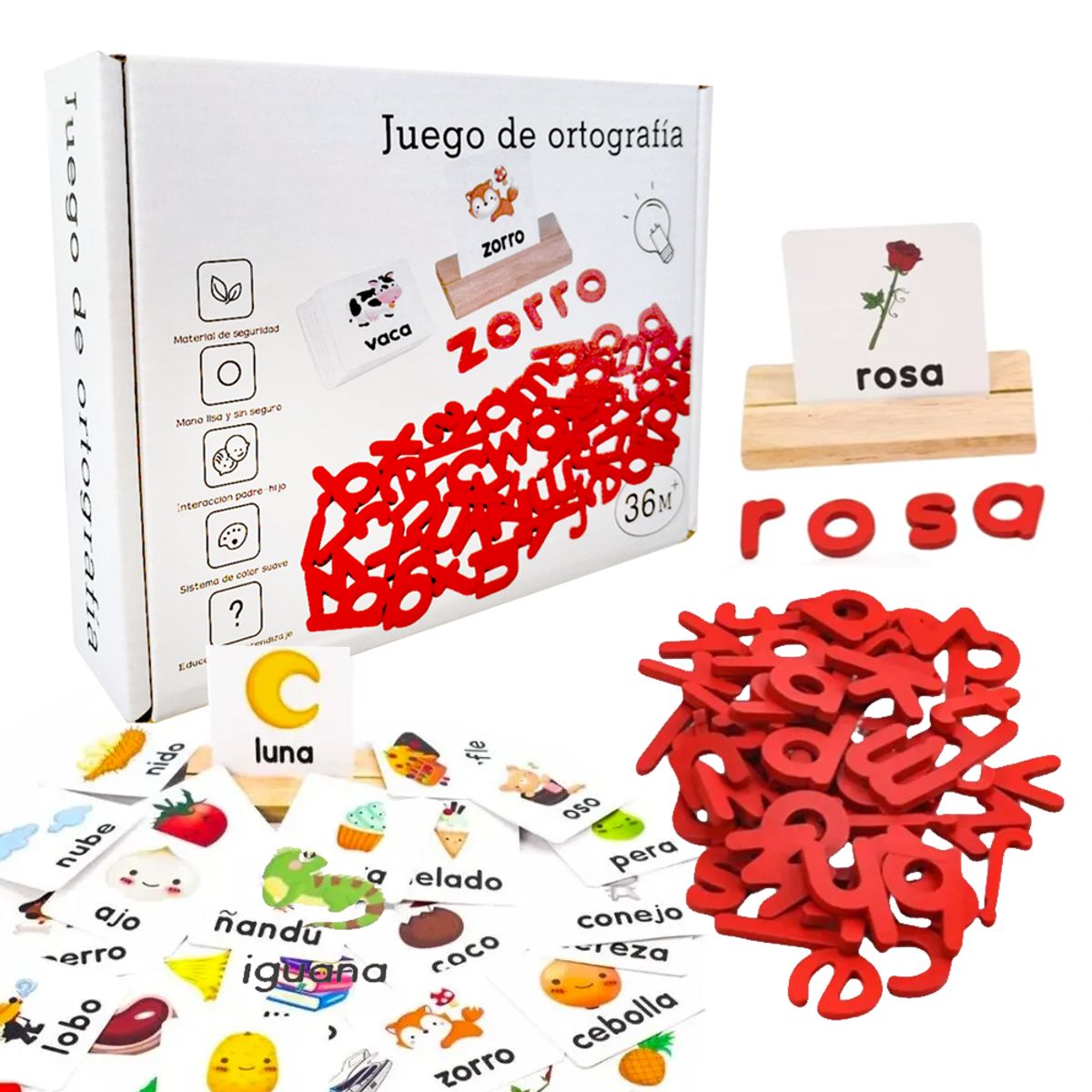 GENERICO - Juego De Ortografía Para Niños Aprendo A Escribir Y Leer