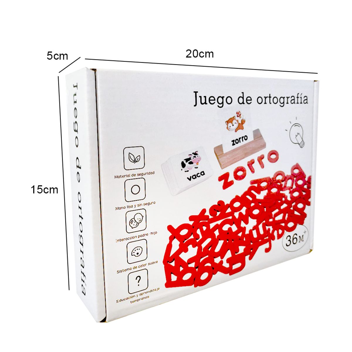 GENERICO - Juego De Ortografía Para Niños Aprendo A Escribir Y Leer