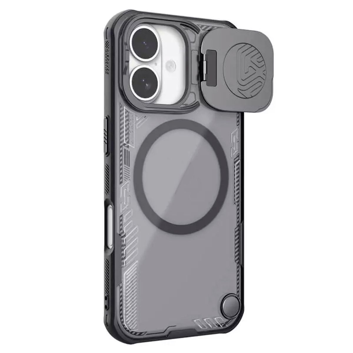 NILLKIN - Case Nillkin IceCrystal Prop Magnetic para iPhone 16 - Carcasa