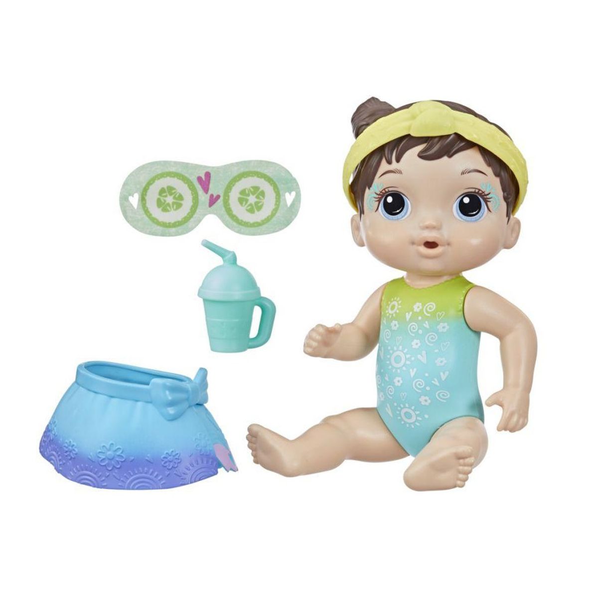 HASBRO - MUÑECA BABY ALIVE BEBÉ SPA MULTICOLOR CASTAÑA