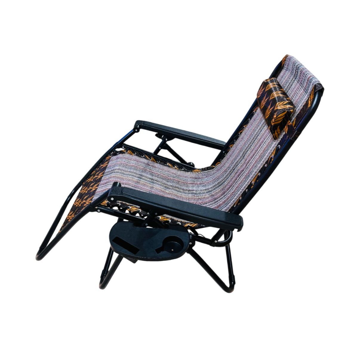 GENERICO - Silla Perezosa Reclinable HojasA Posa Vasos