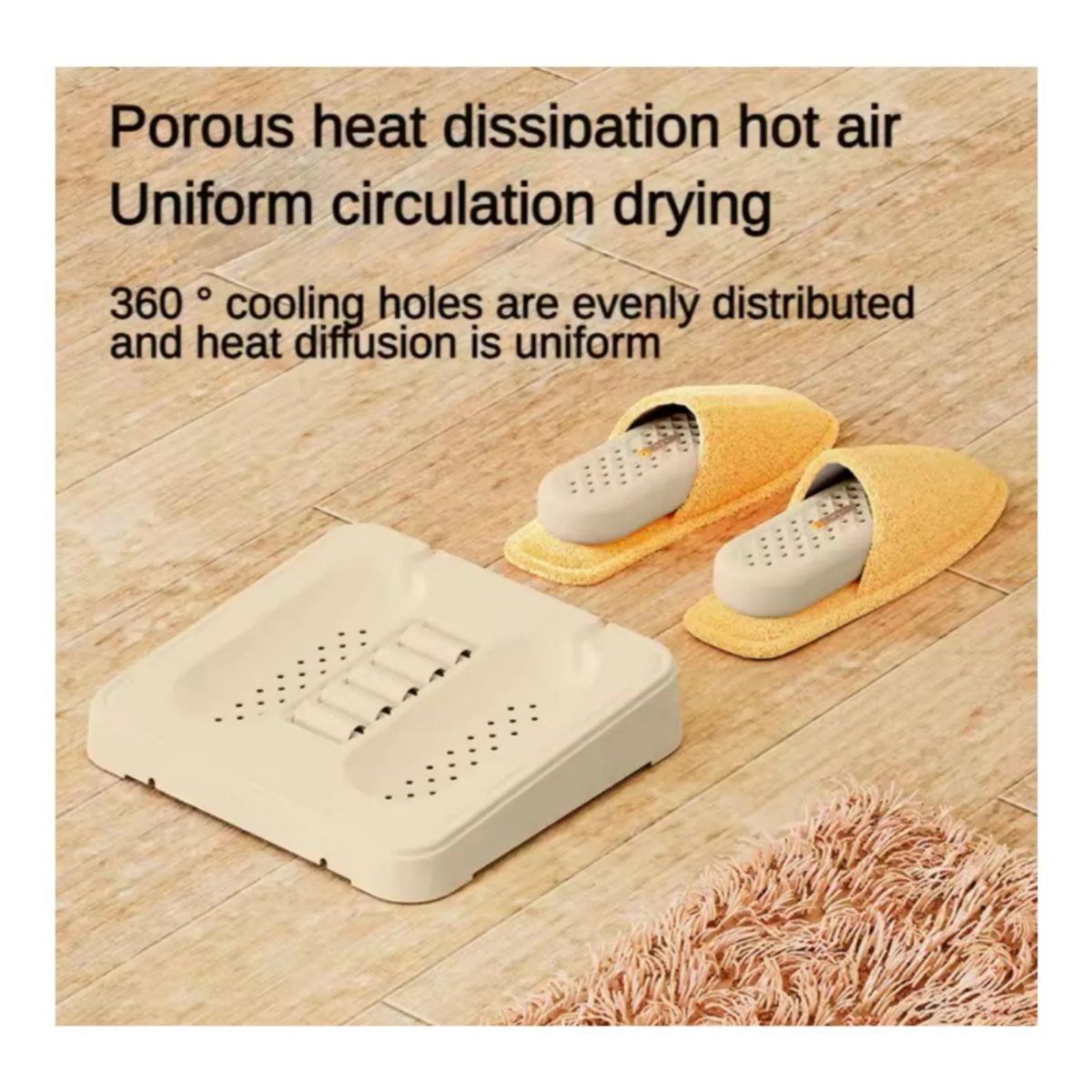 GENERICO - Secador Térmico de zapatos y Masajeador para Pies