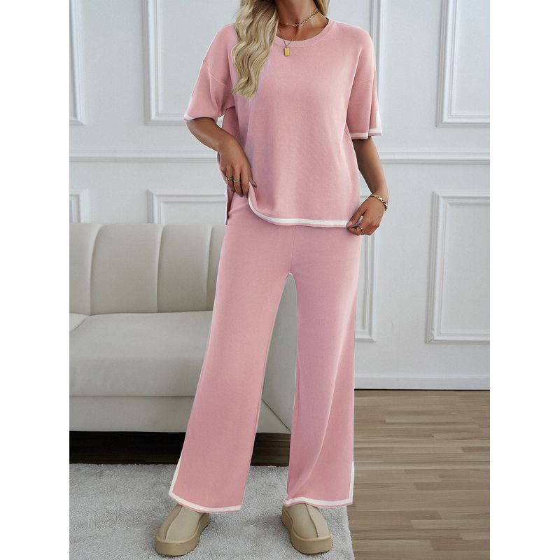 Trajes casuales para mujer-Rosa TIOZONEY