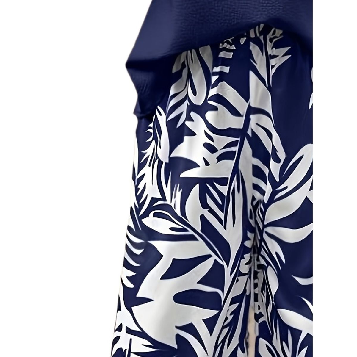 TIOZONEY - Conjunto informal para mujer-Azul