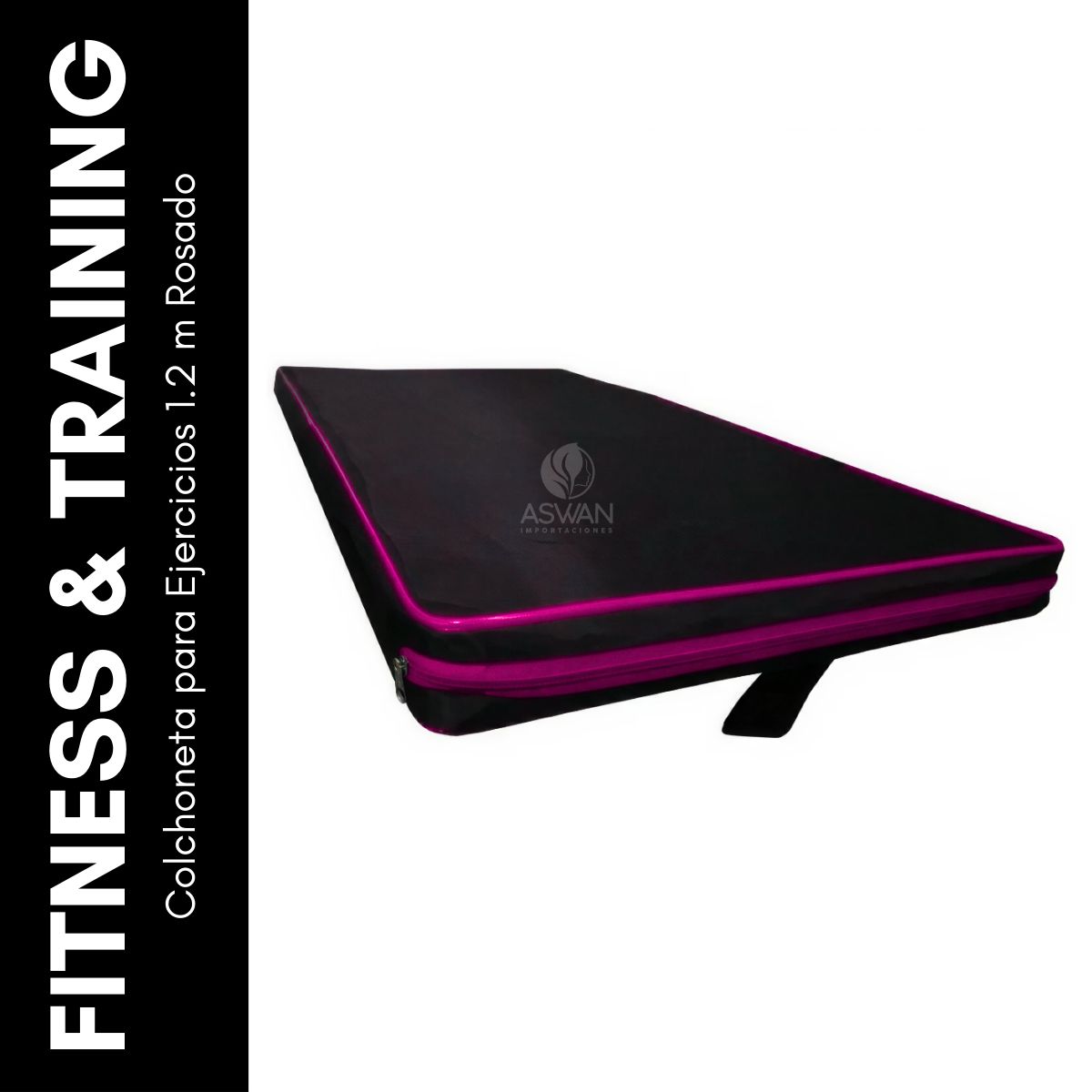 GENERICO - Colchoneta para Ejercicios 12 m Rosado