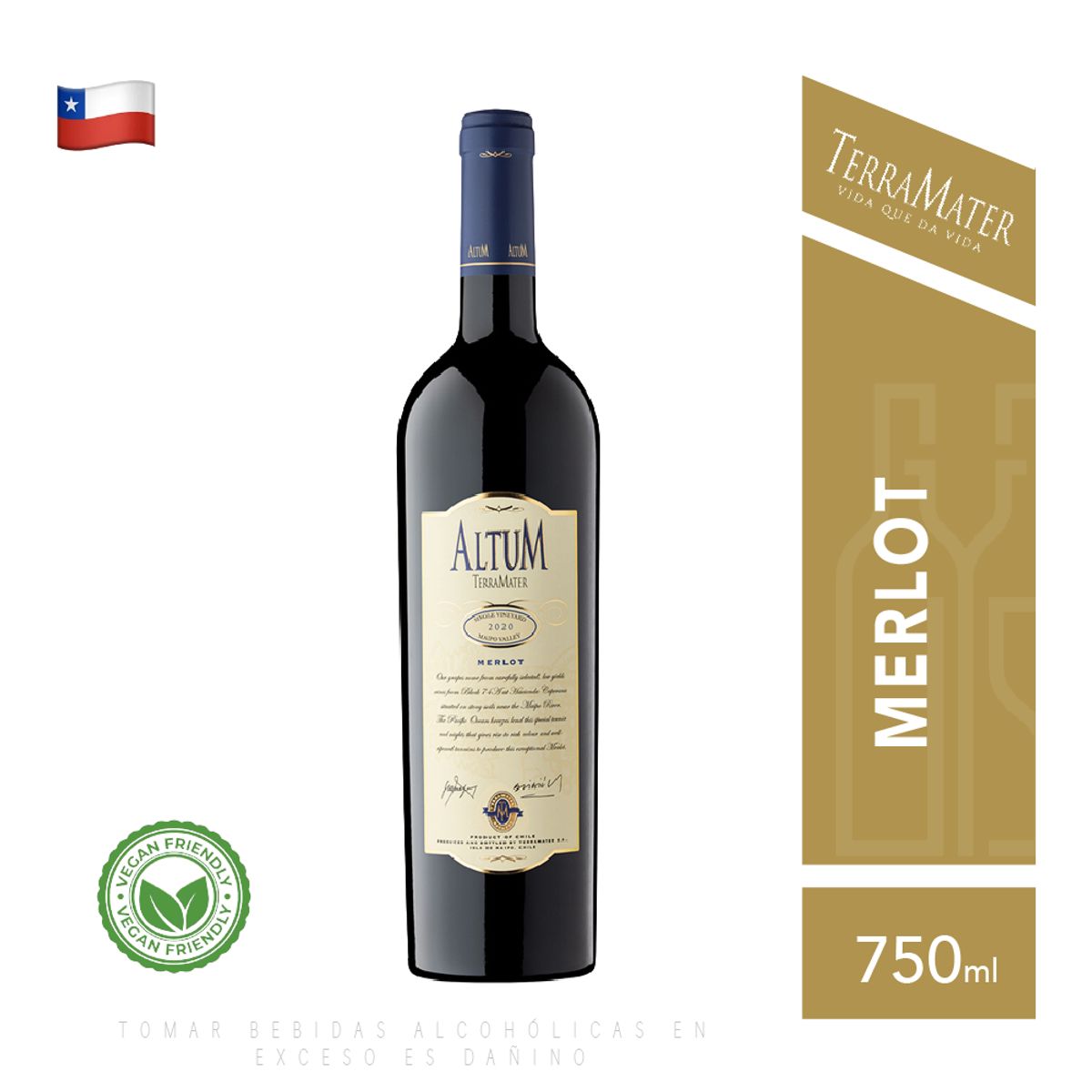 TERRAMATER - Vino Altum - Merlot 2020