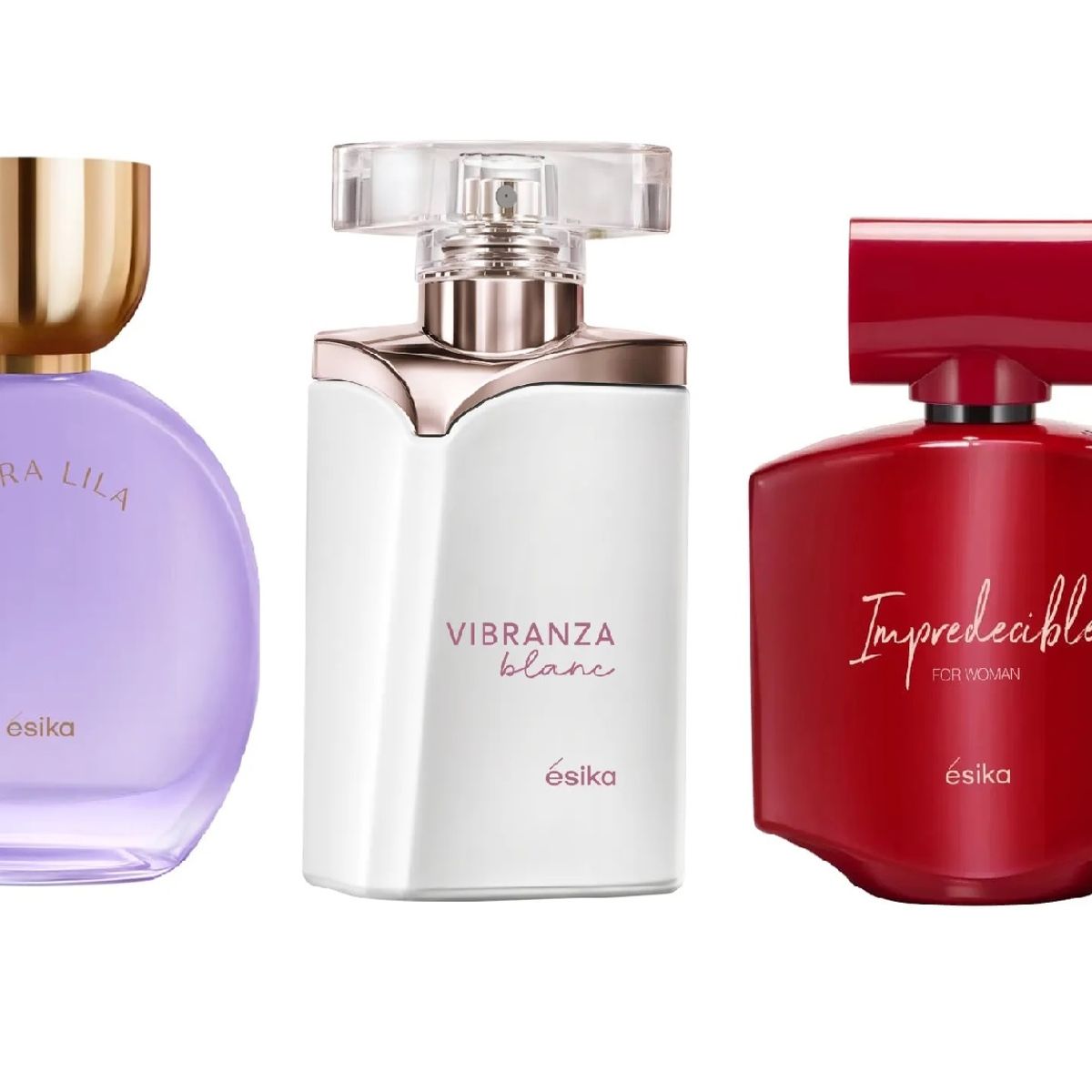 ESIKA - Set Vibranza Blanc + Aura Lila Esika + Impredecible EE