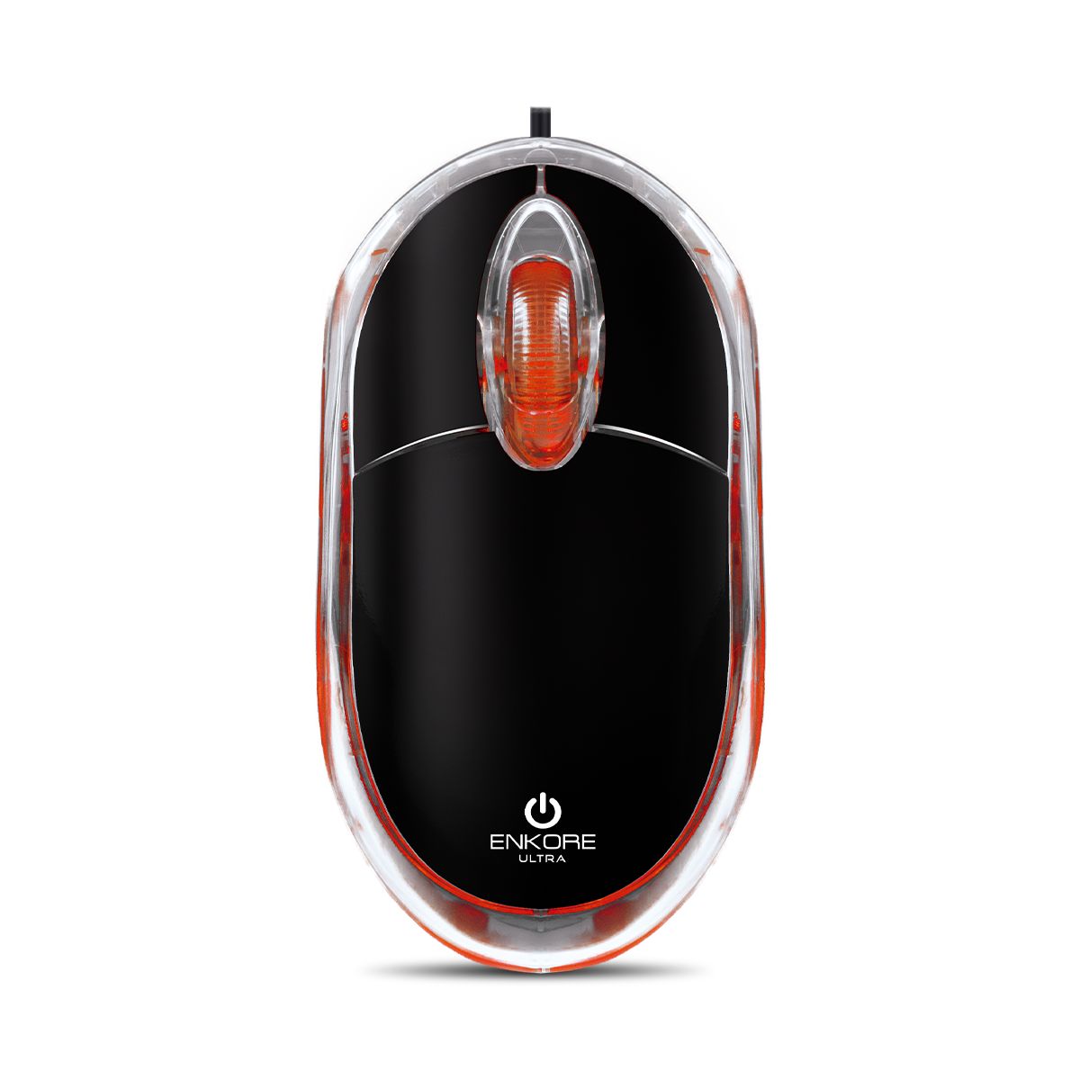 ENKORE - Mouse Oficina LED Alámbrico 1000DPI Negro Enkore Ultra EKM 100K