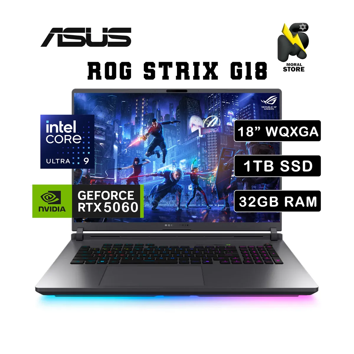 ASUS - ASUS ROG STRIX G815LM-IS96 /INTEL CORE ULTRA 9-275HX / 1TB SSD / RAM 32  GB /N-VIDIA RTX 5060