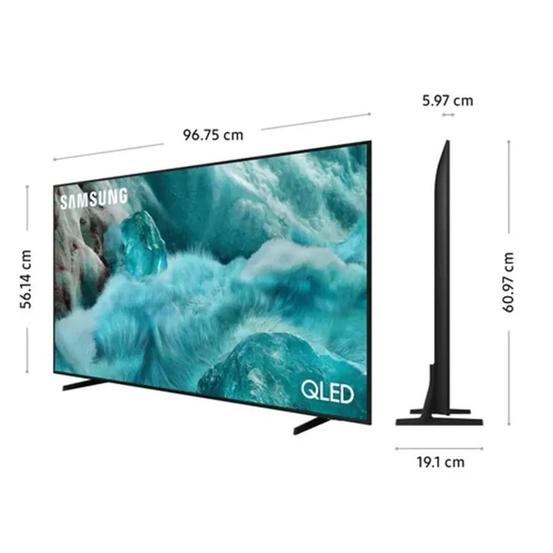 SAMSUNG - Televisor Samsung 43 QLED Vision Ai Smart Tv 4K 2025 QN43Q7FAAGXPE