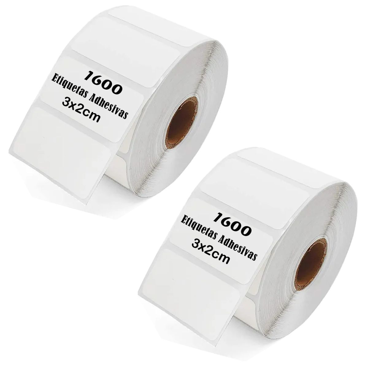 GENERICO - Etiquetas Termica Adhesiva 3x2cm Pack 2 Rollos