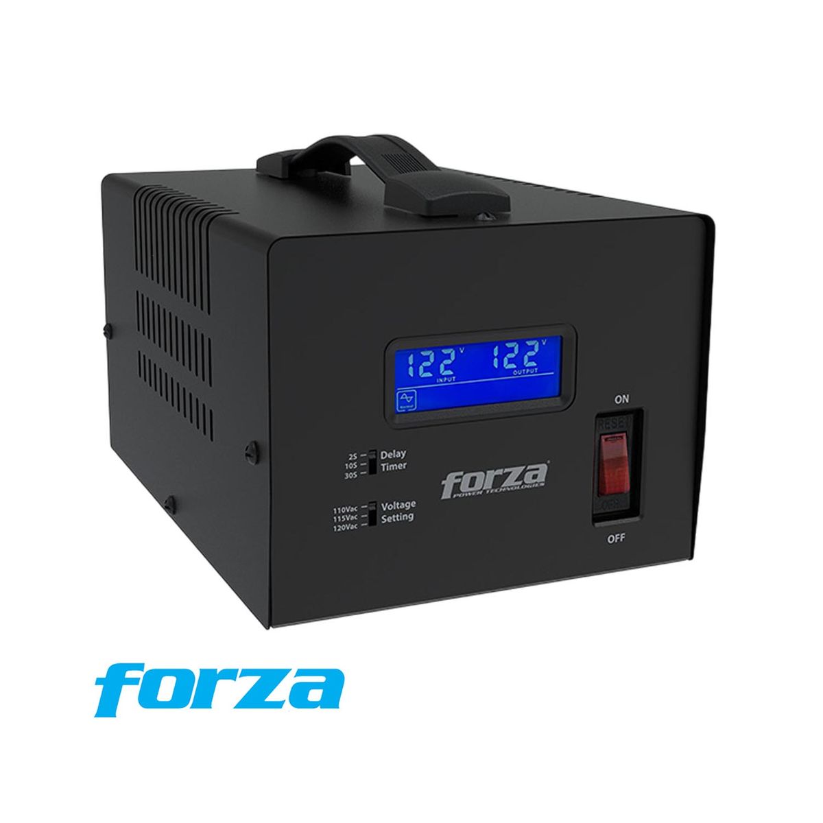 FORZA - Regulador automático de voltaje FORZA FVR-6002 6000VA 3000W 3 Salidas