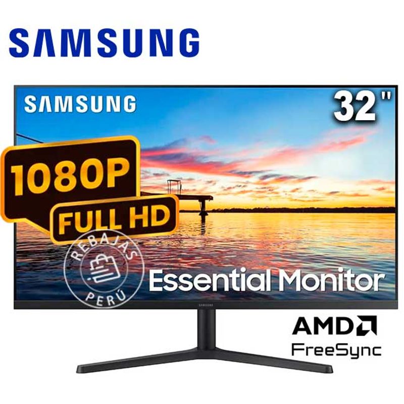 SAMSUNG - Monitor Samsung LS32B300NWNXGO 32″ FHD VA 75Hz DP HDMI FreeSync Negro