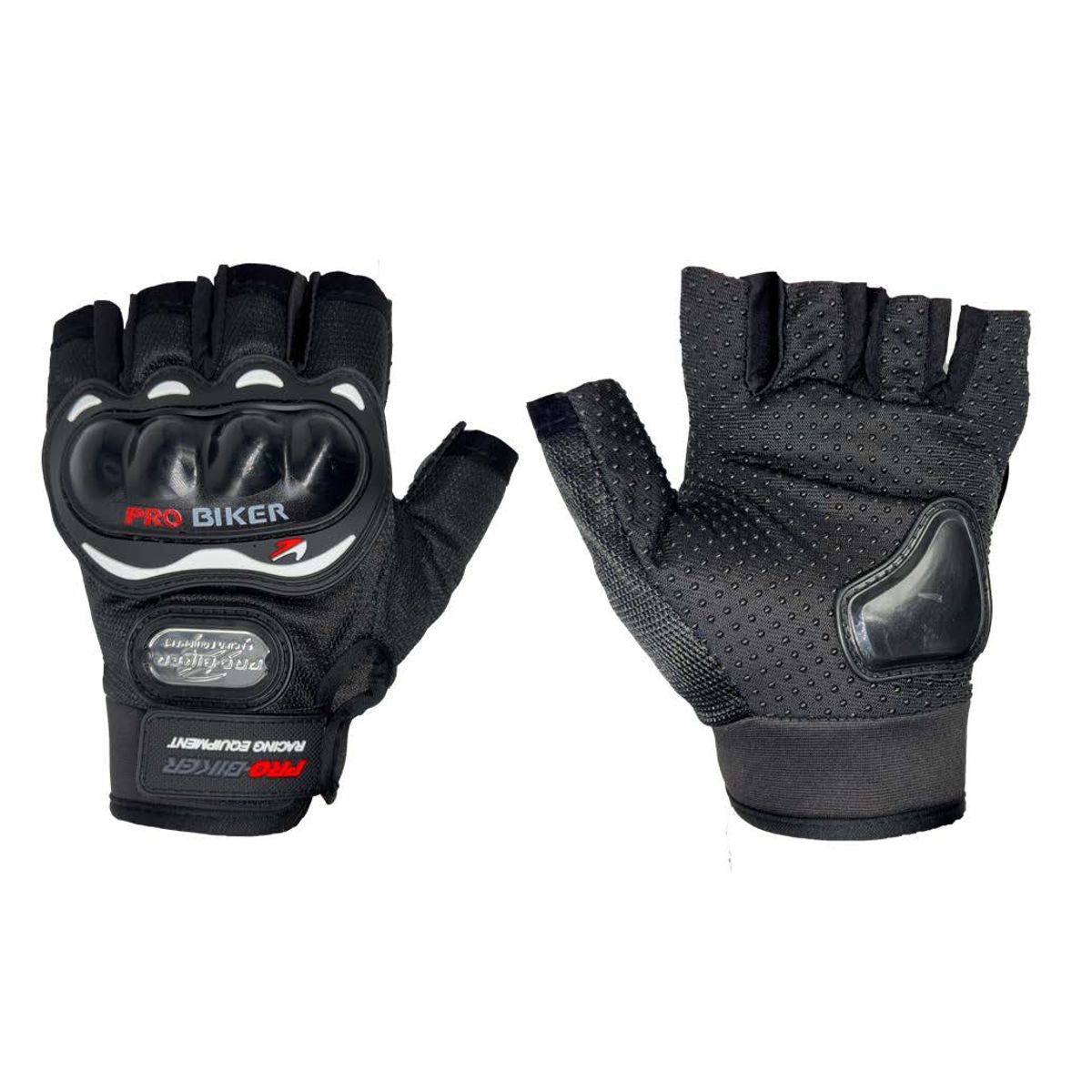 GENERICO - Guantes Pro Biker dedos cortos Deportivo toque elegante L