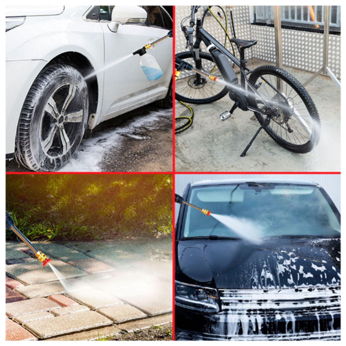 QUALITY PRODUCTS - Hidrolavadora Pistola de Lavado a Presión Portátil High Pressure Cleaner Starlyf