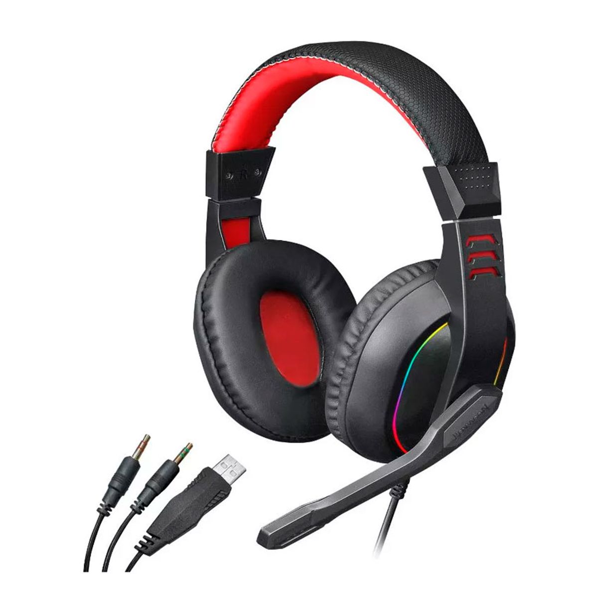 REDRAGON - Auriculares Redragon ARES H120 RGB Estéreo con Micrófono Fijo 35mm