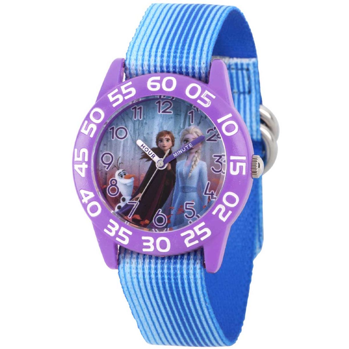 DISNEY PIXAR - Reloj Infantil Disney Frozen Cuarzo Analógico Morado WDS000777