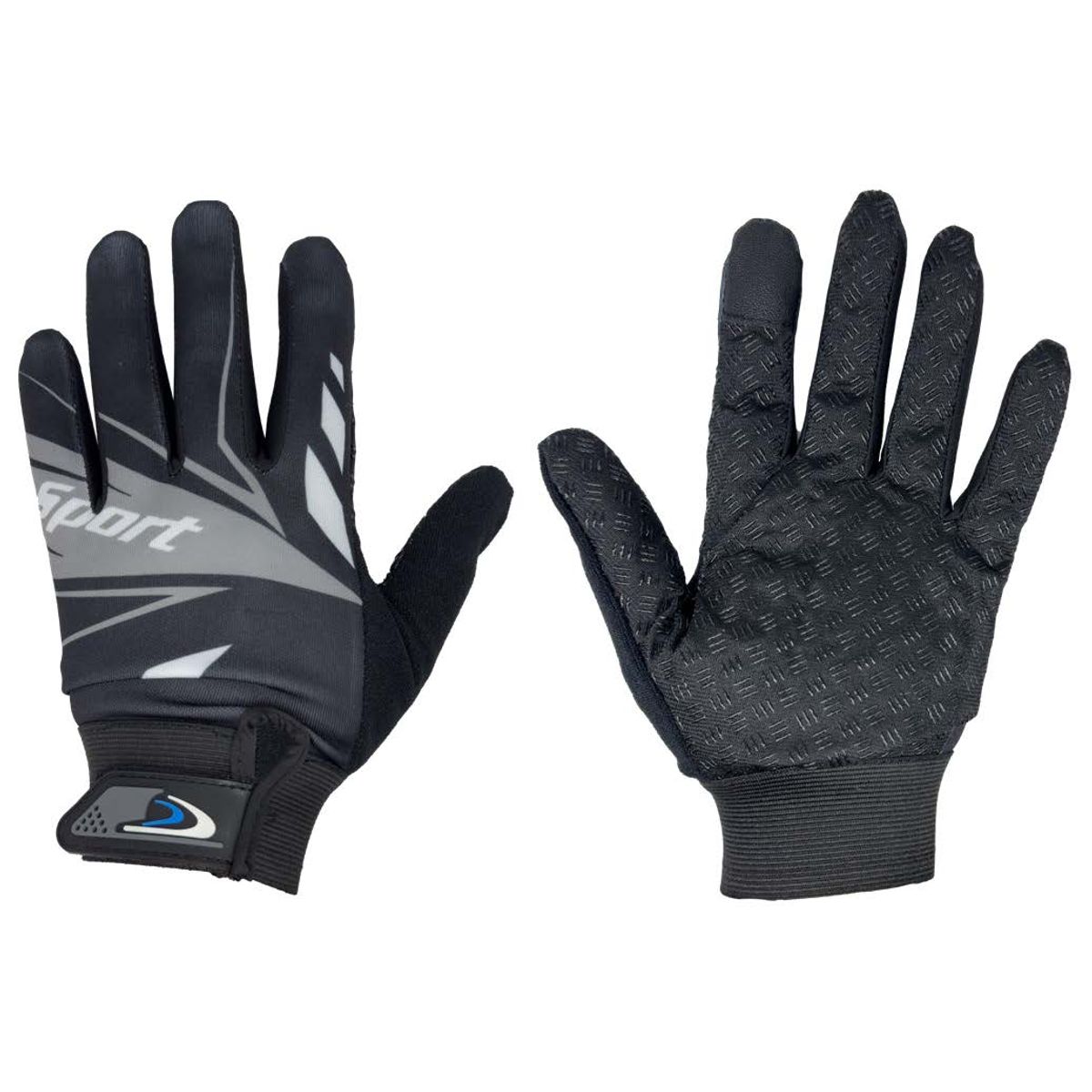 GENERICO - Guantes de Moto antideslizante talla estandar Color Negro