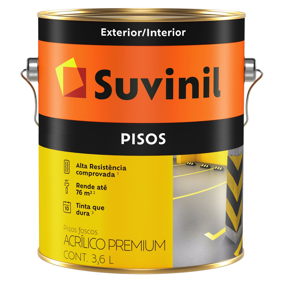 SUVINIL - SUVINIL PISO BLANCO NIEVE X 3.6 LT