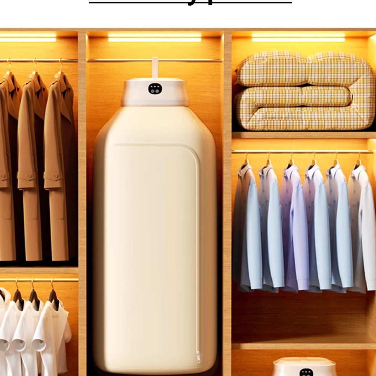 GENERICO - Secadora de ropa portátil calentadora con enchufe