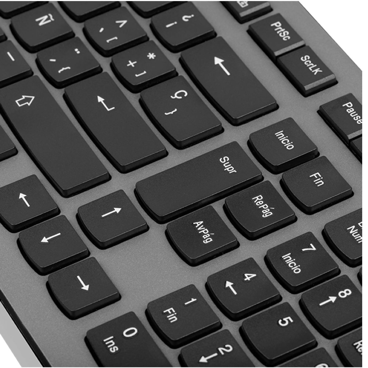 MICRONICS - MILANO MIC K704 TECLADO MULTIMED IA USB TCHOCOLATE