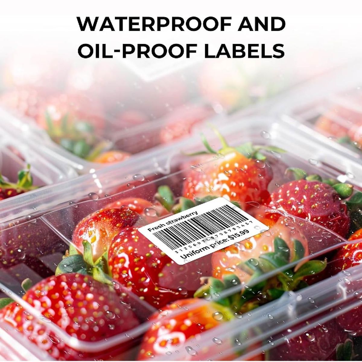 GENERICO - Etiquetas Termica Adhesiva 5x2.5cm Pack 2 Rollos